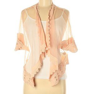 Pink lace kimono 2/$20
